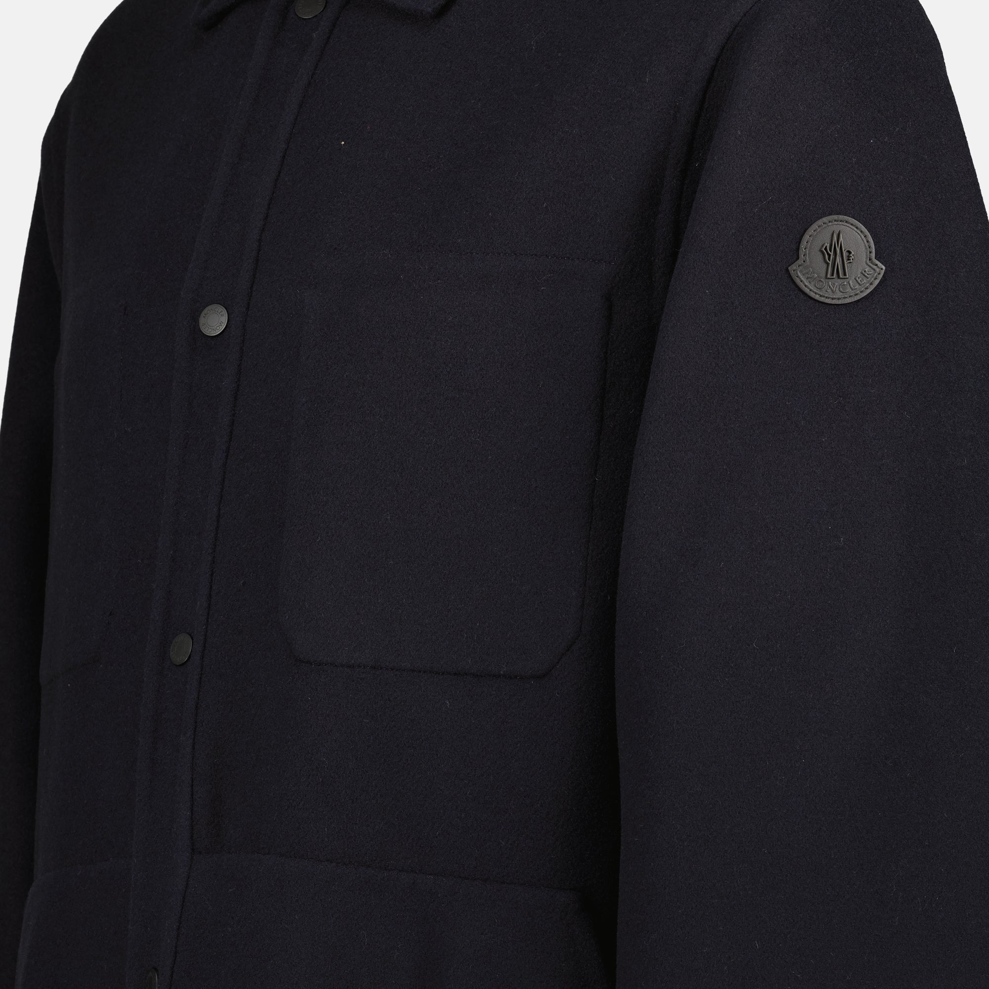 Image of the Moncler Men's Tagnit Navy Blue Jacket - Fall-Winter 2025 - Detailed View_1
