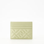 Small leather goods Porte-cartes Baguette Fendi Green Femme