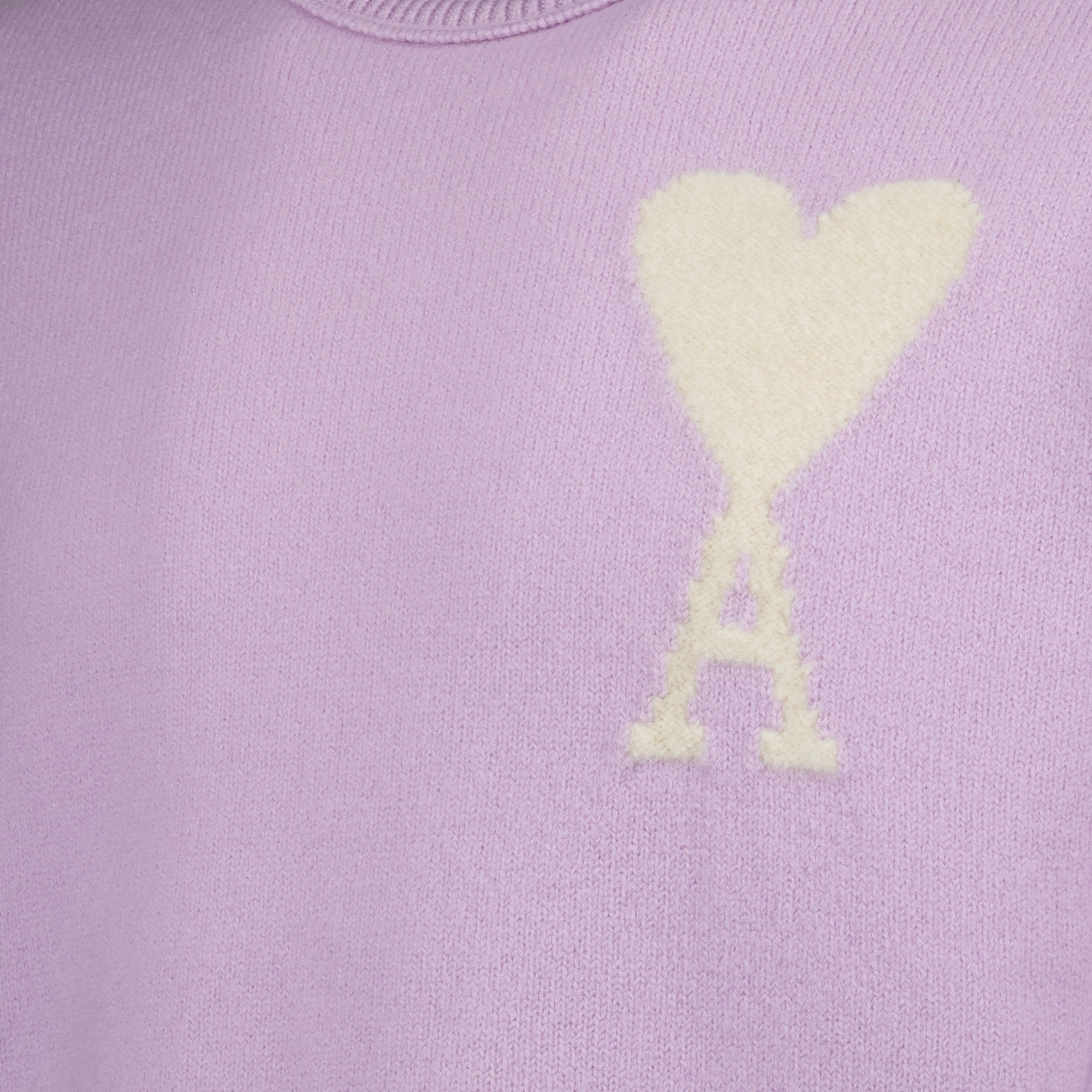 Strickwaren Ami de coeur Pullover Ami PARIS Lila Unisex