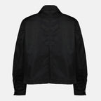 Imagen de la chaqueta de nylon negra de la marca Ami PARIS para Unisex - Temporada Primavera-Verano 2026 - Vista Trasera