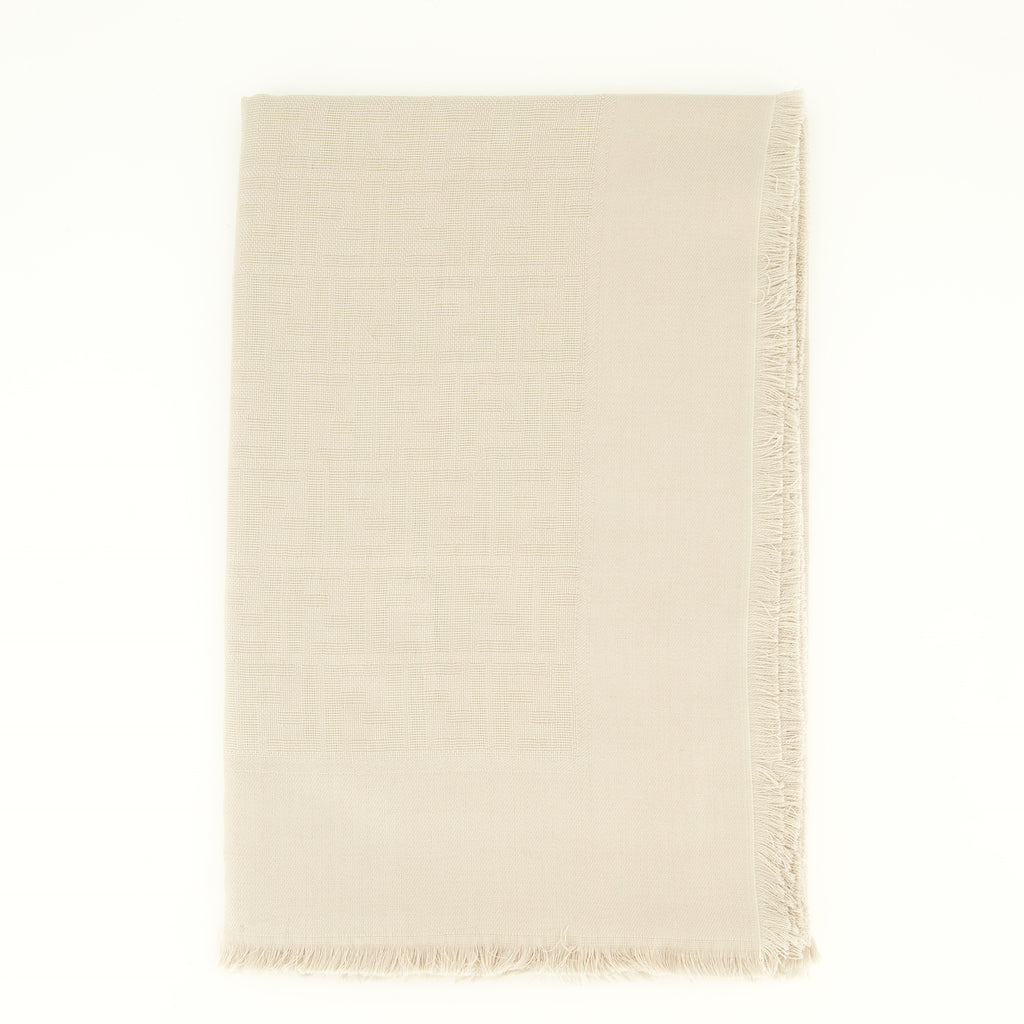 Écharpes, foulards et gants FF Beige Shawl Fendi Beige Femme