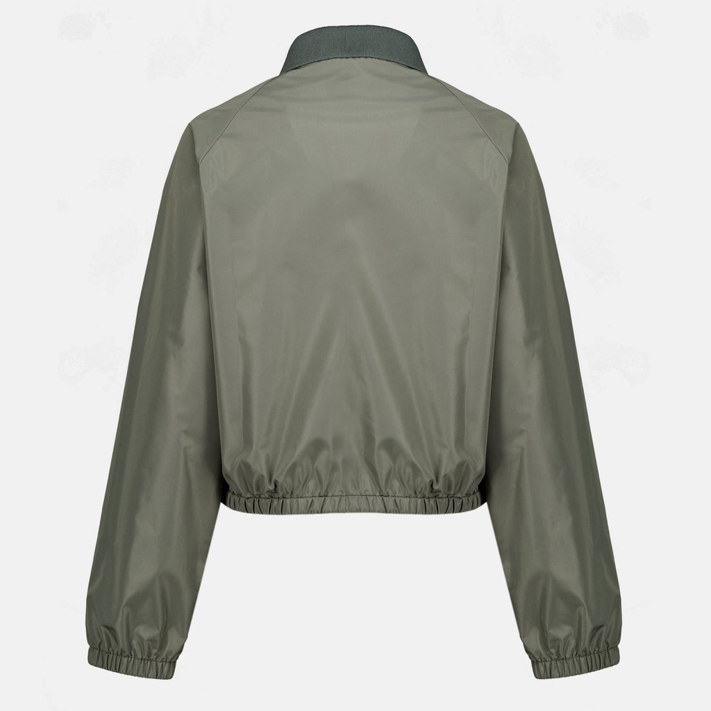 Vestes Casaco Kaki em Tecido Técnico Miu Miu Kaki Femme
