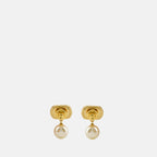 Imagen de los pendientes VLogo de la marca Valentino Garavani para Mujer - Temporada Otoño-Invierno 2025 - Vista Posterior