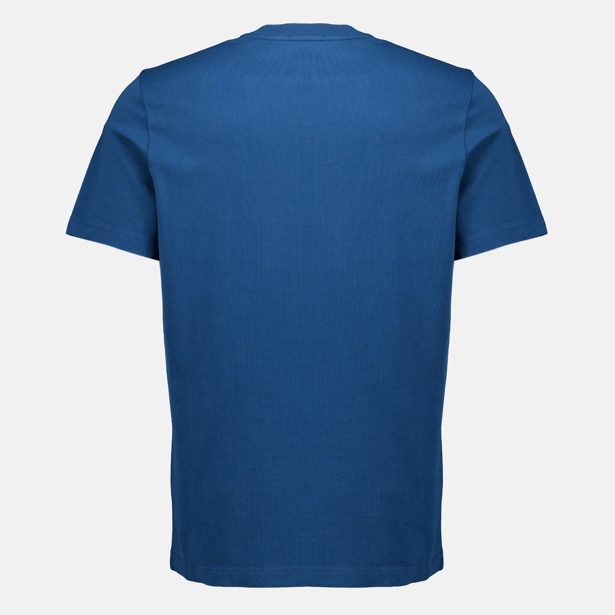 T-shirts Camiseta de Algodón con Logo Azul Moncler Bleu Homme