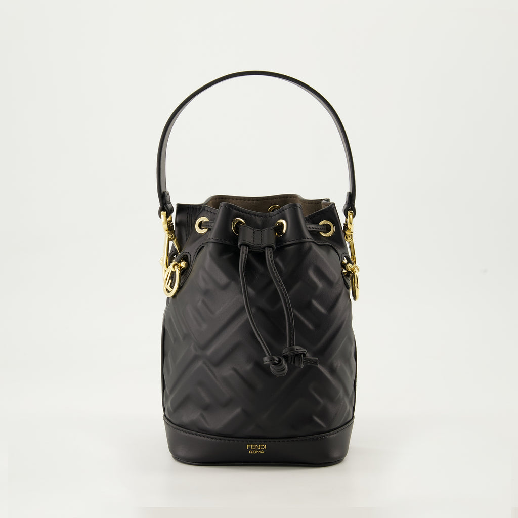 Sacs seau Sac seau Mon trésor mini Fendi Noir Femme