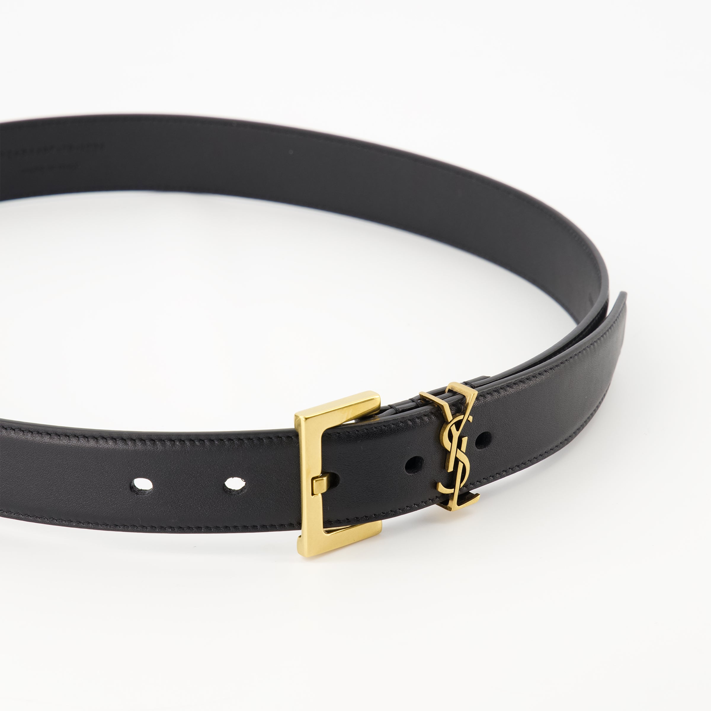 Ceintures Ceinture Cassandre Saint Laurent Noir Femme