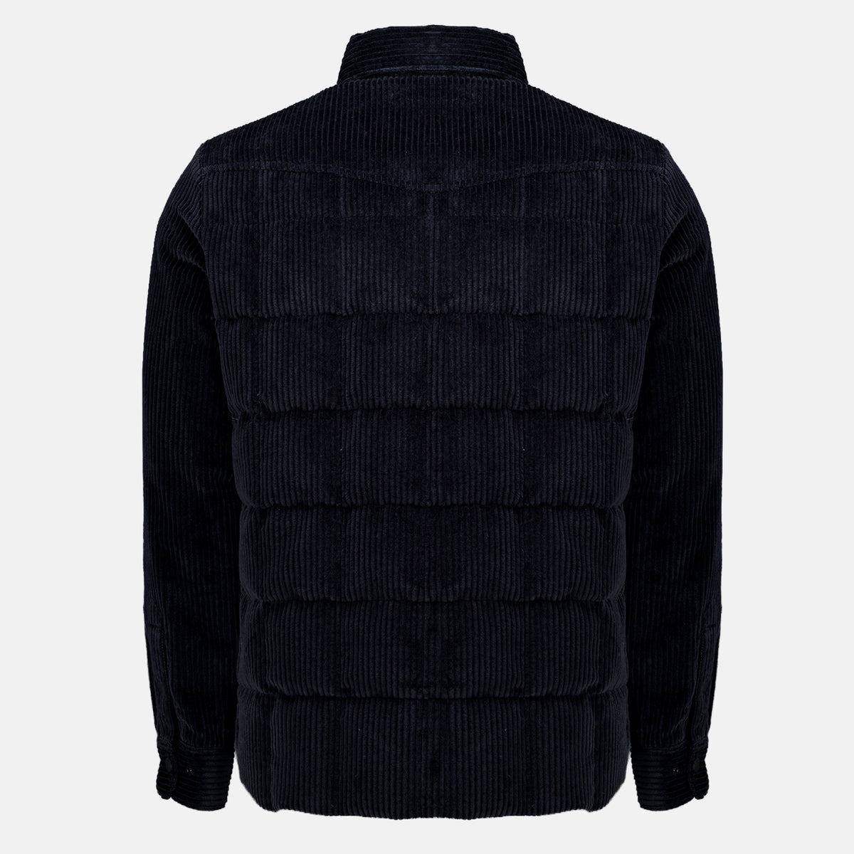 Vestes Surchemise en velours côtelé bleu marine Moncler Grenoble Bleu foncé Homme