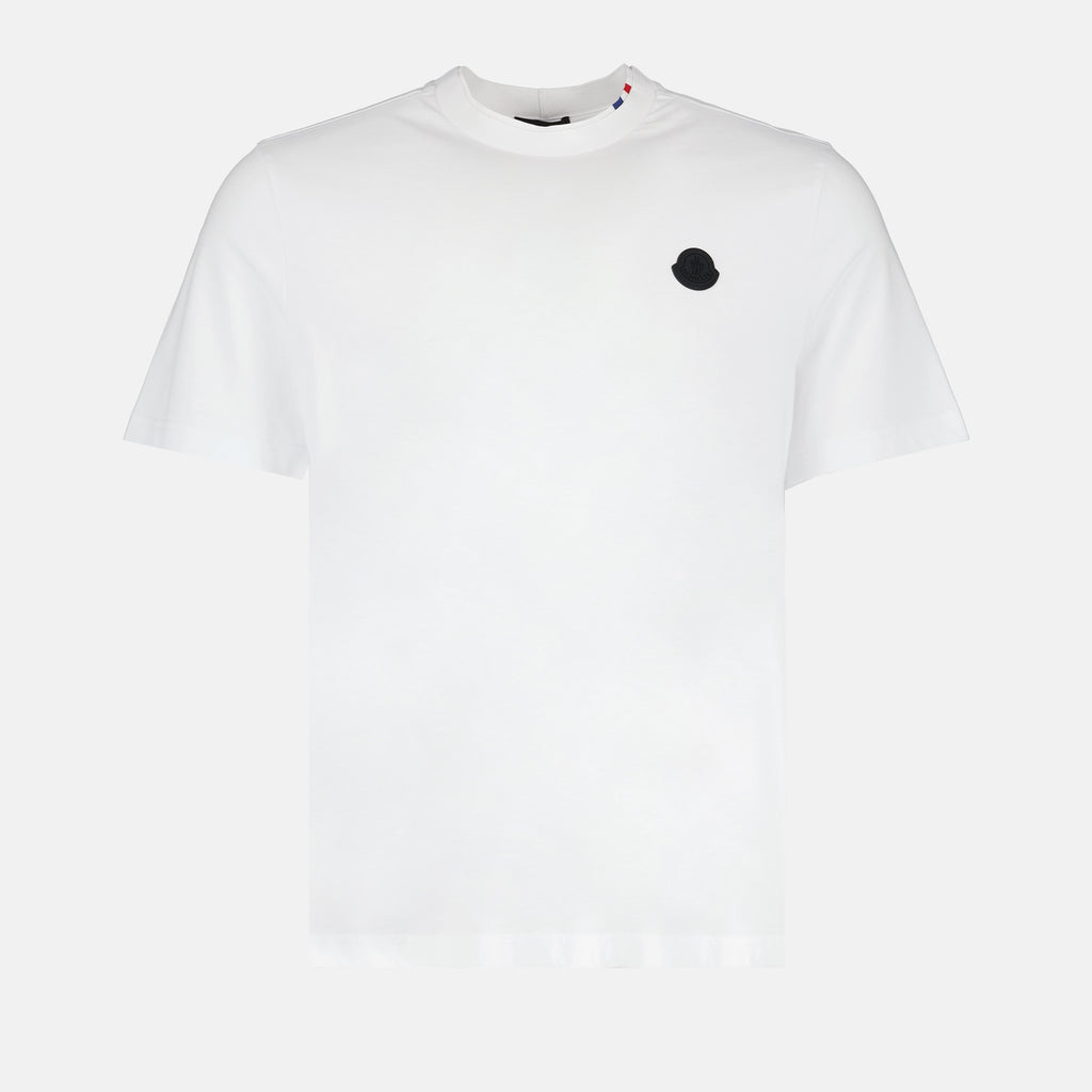 T-shirt T-shirt con Logo Moncler Bianco Homme