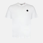 T-shirt T-shirt con Logo Moncler Bianco Homme