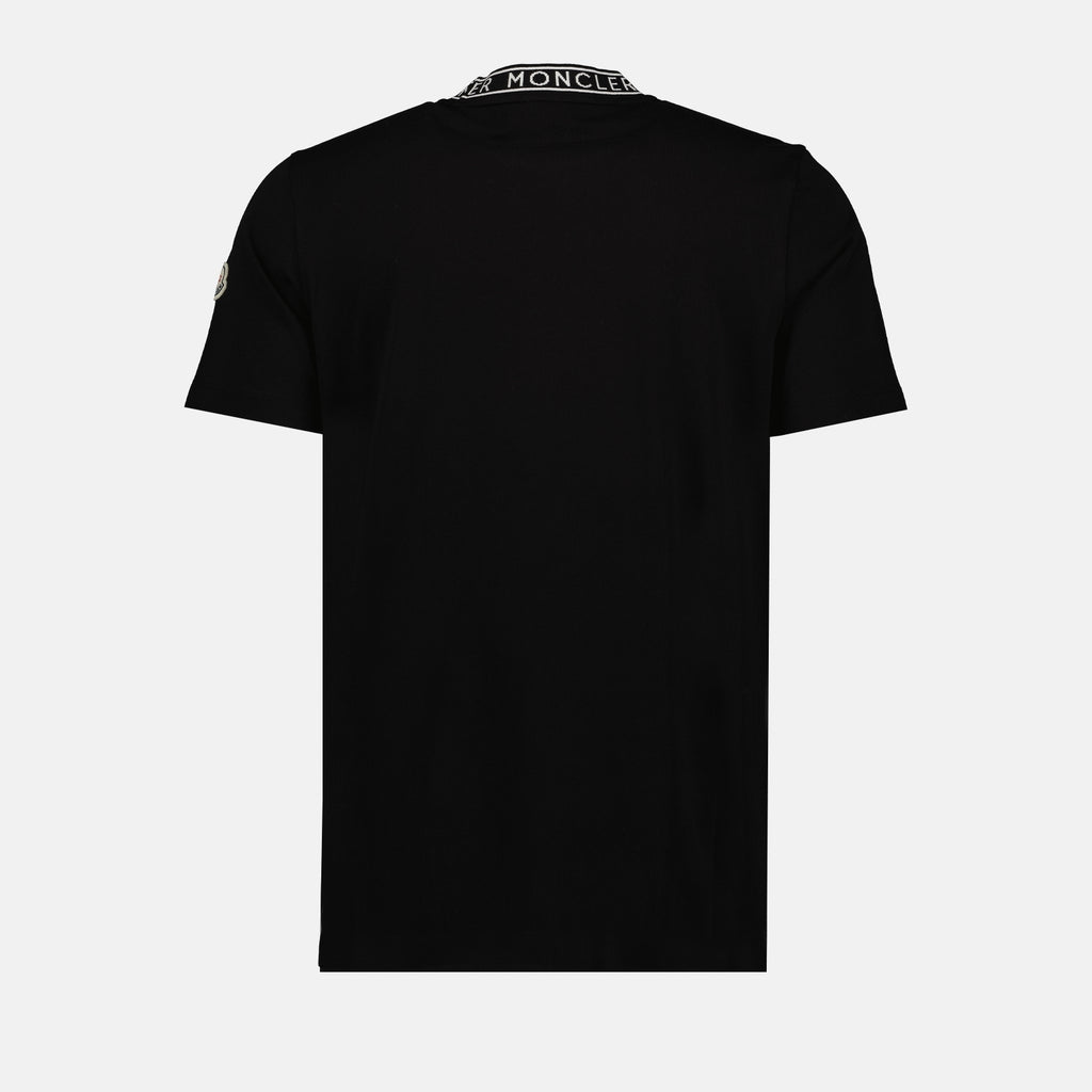 T-shirts T-shirt finitions logo Moncler Black Homme