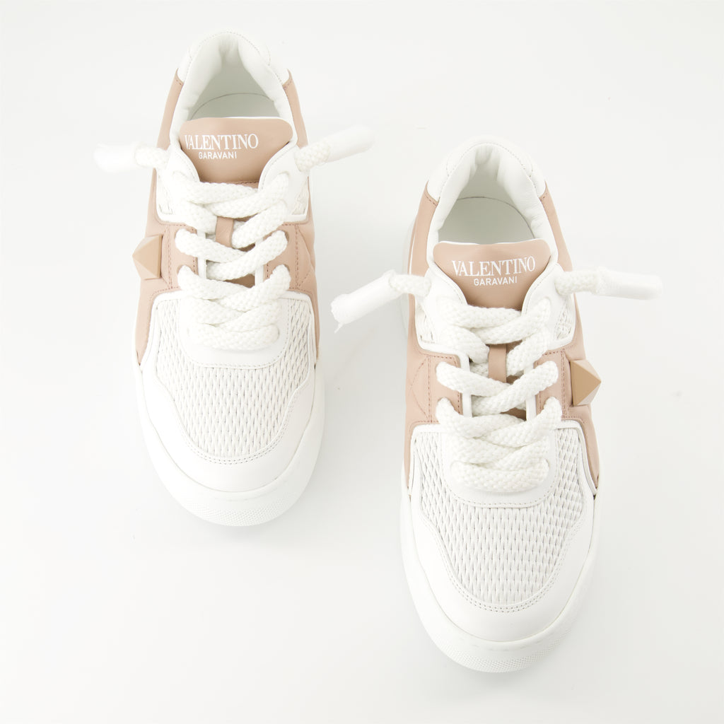 Sneaker Zapatillas One Stud XL Valentino Garavani Rosa Femme