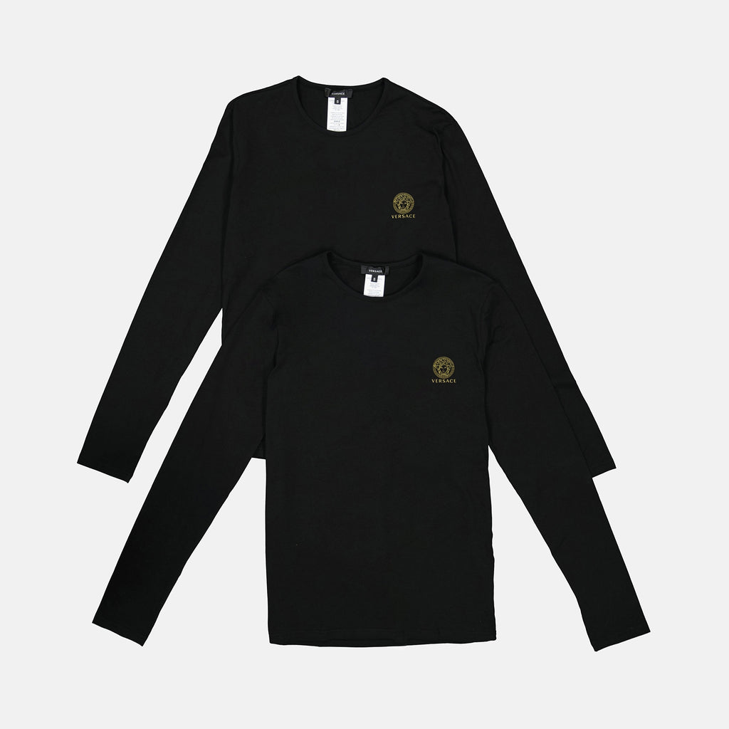 Sous-vêtements et homewear Lot de tricots de corps Medusa Versace Noir Homme
