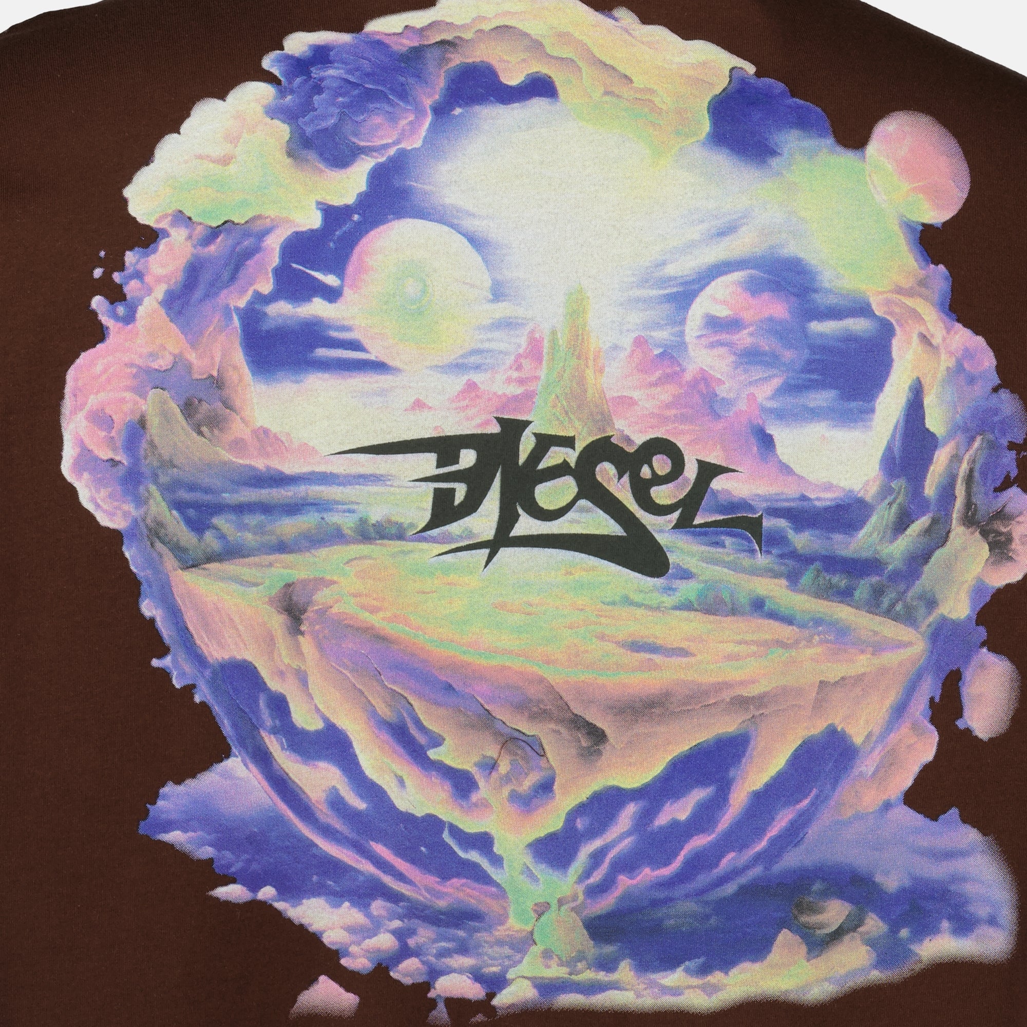 Image de l'article T-shirt T-boggy marron en coton de la marque Diesel pour Homme - Saison Printemps-Été 2026 - Vue détaillée_2