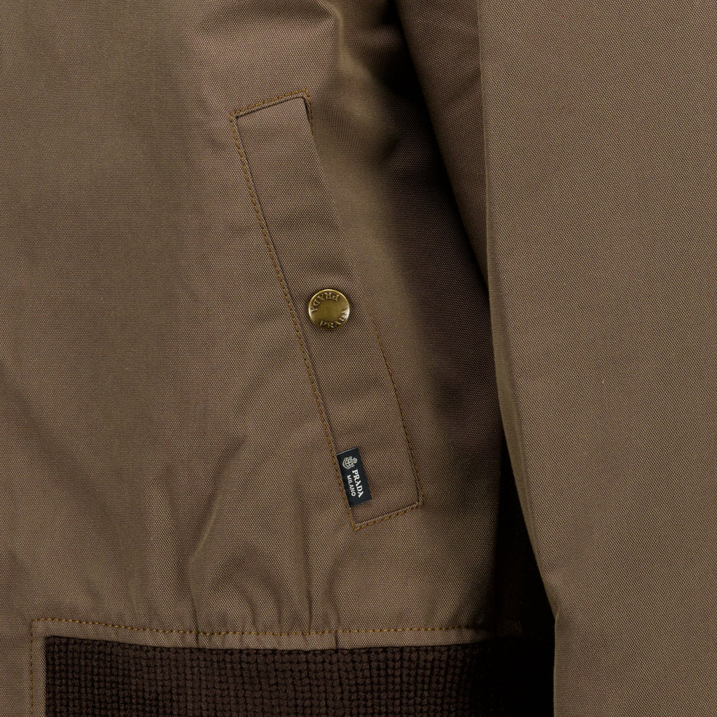 Vestes Chaqueta de Mezclilla Marrón Prada Marron Homme