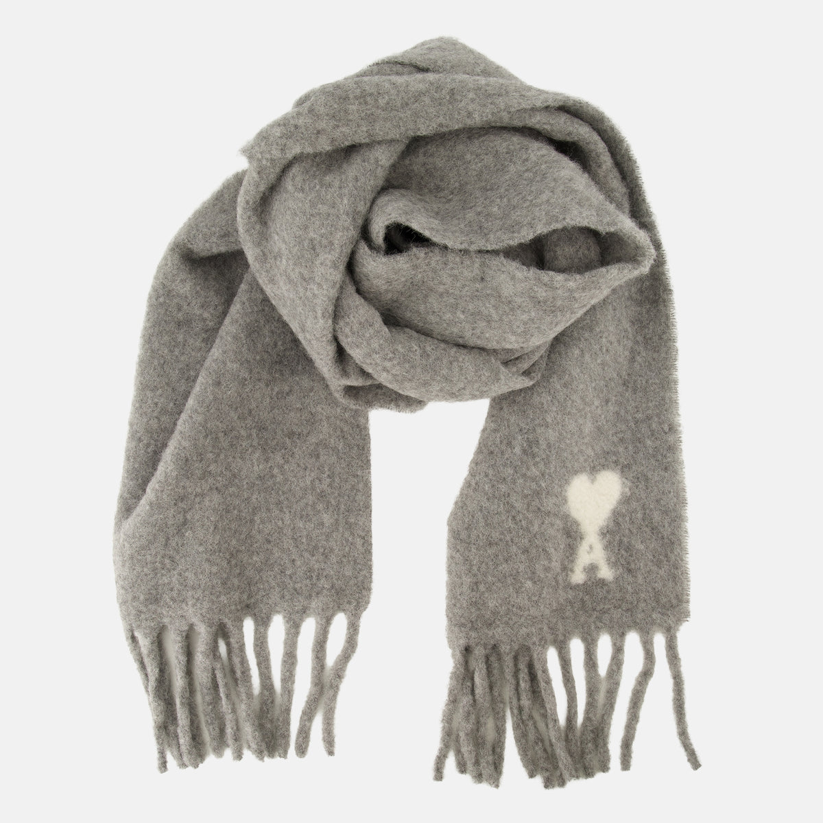 Écharpes, foulards et gants Grau Alpaka Schal Ami PARIS Gris Unisexe