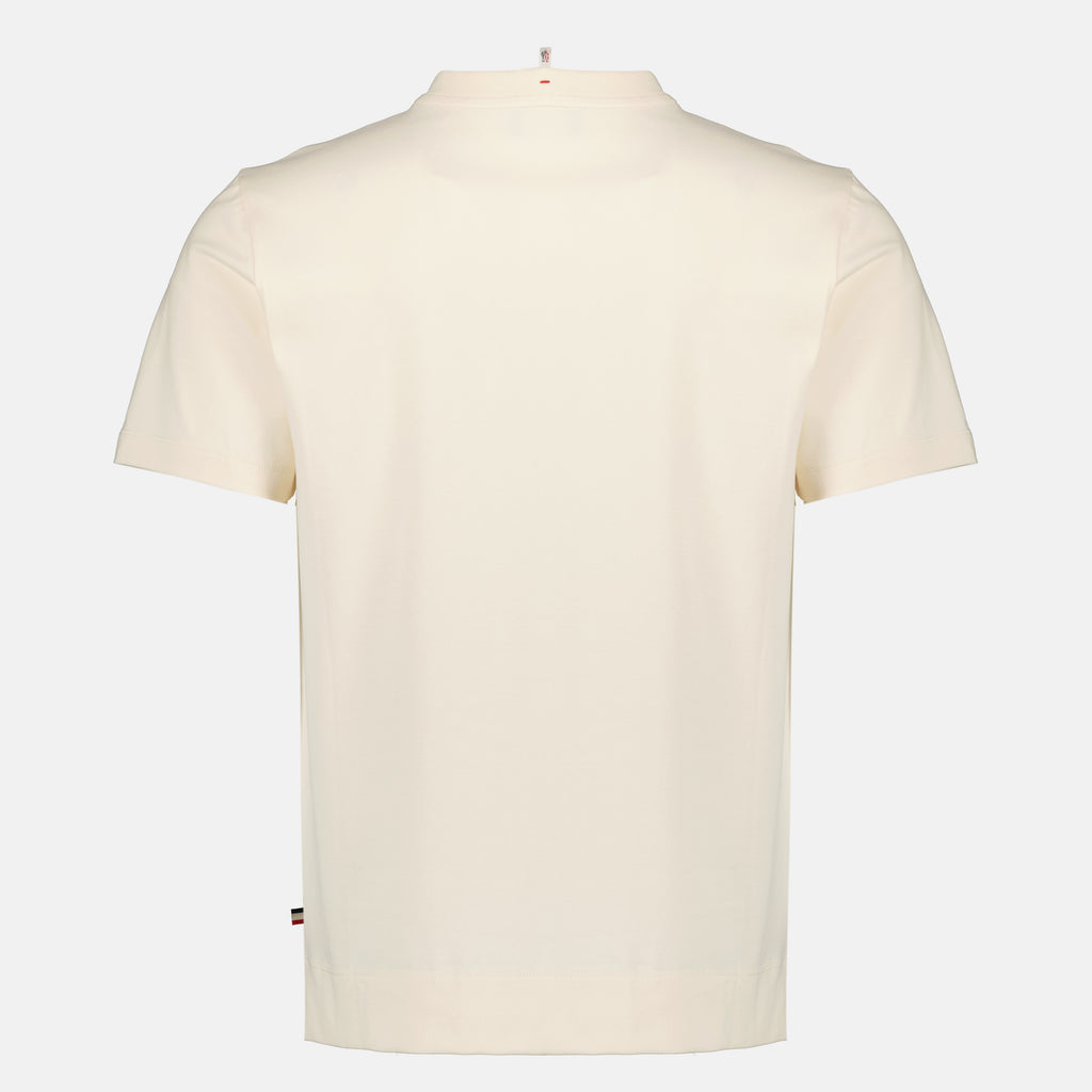 T-shirts Set di tre t-shirt in cotone nero, beige e khaki Moncler Grenoble Multicolore Homme