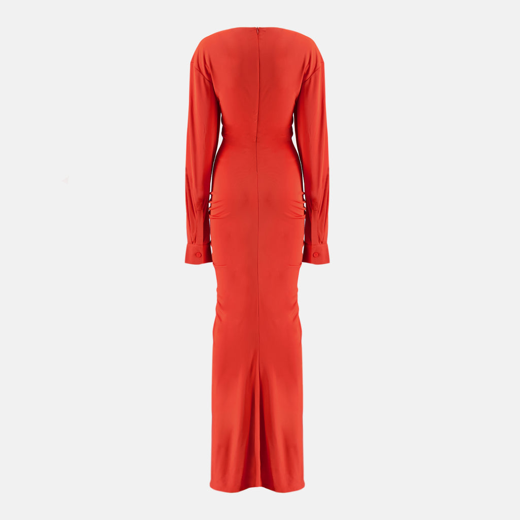 Imagen del artículo Robe Vivenda naranja de la marca Christopher Esber para Mujer - Temporada Primavera-Verano 2026 - Vista Trasera