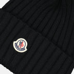 Chapeaux, casquettes et bonnets Bonnet à pompon Moncler Noir Femme