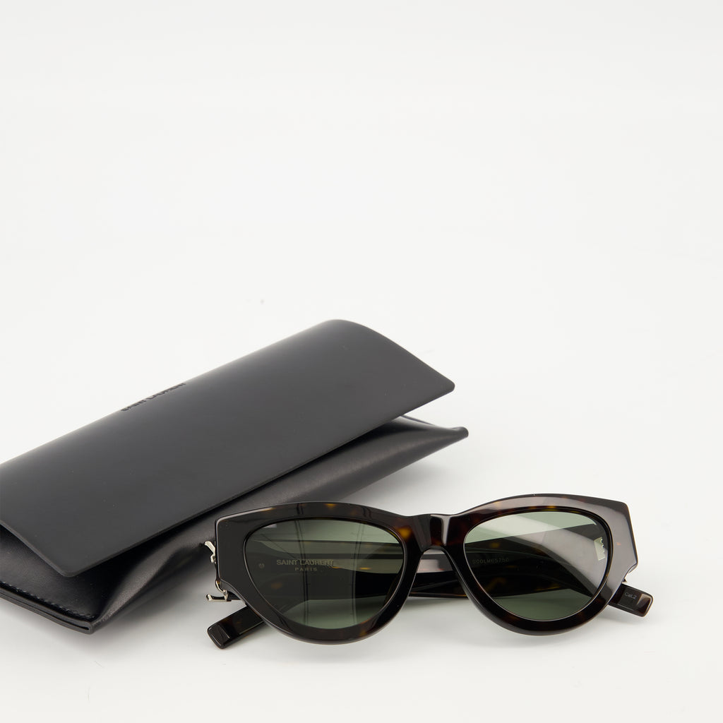 Imagem dos óculos de sol SL M94/F da marca Saint Laurent para Unisex - Coleção Outono-Inverno 2025 - Vista Detalhada_3