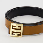 Ceintures Ceinture 4G réversible Givenchy Marron Femme