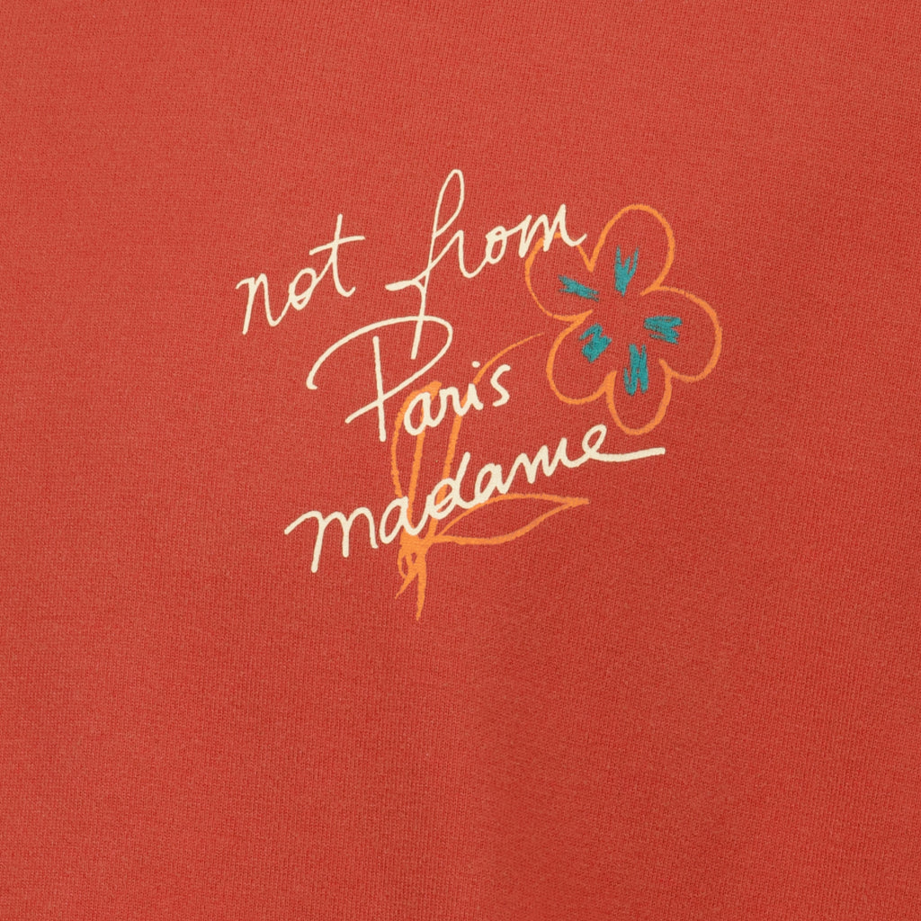 T-shirts Slogan Sketch T-Shirt Orange Drole De Monsieur Orange Homme