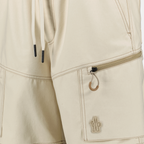 Shorts Shorts cargo in cotone Moncler Grenoble Beige Uomini
