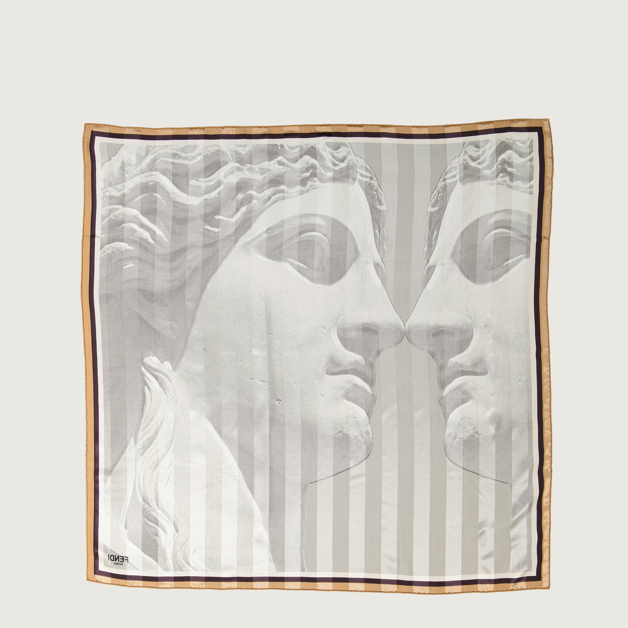 Bufandas y guantes Foulard Fendi Fendi Gris Femme