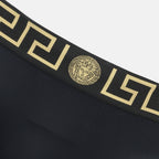 Moda mare Medusa Greca Swim Brief Versace Nero Homme