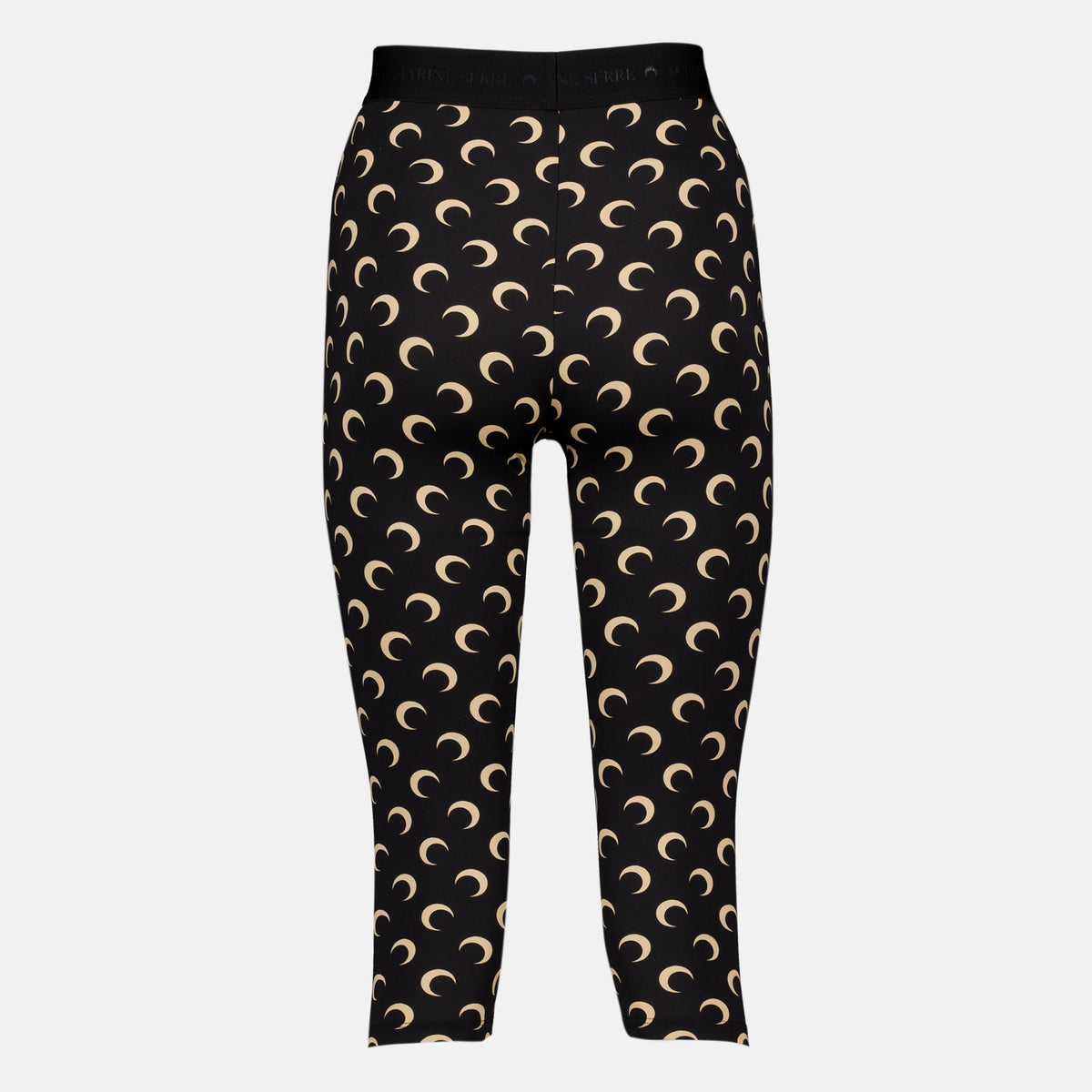 Pantalons Capri Jersey Moon Legging Marine Serre Noir Femme