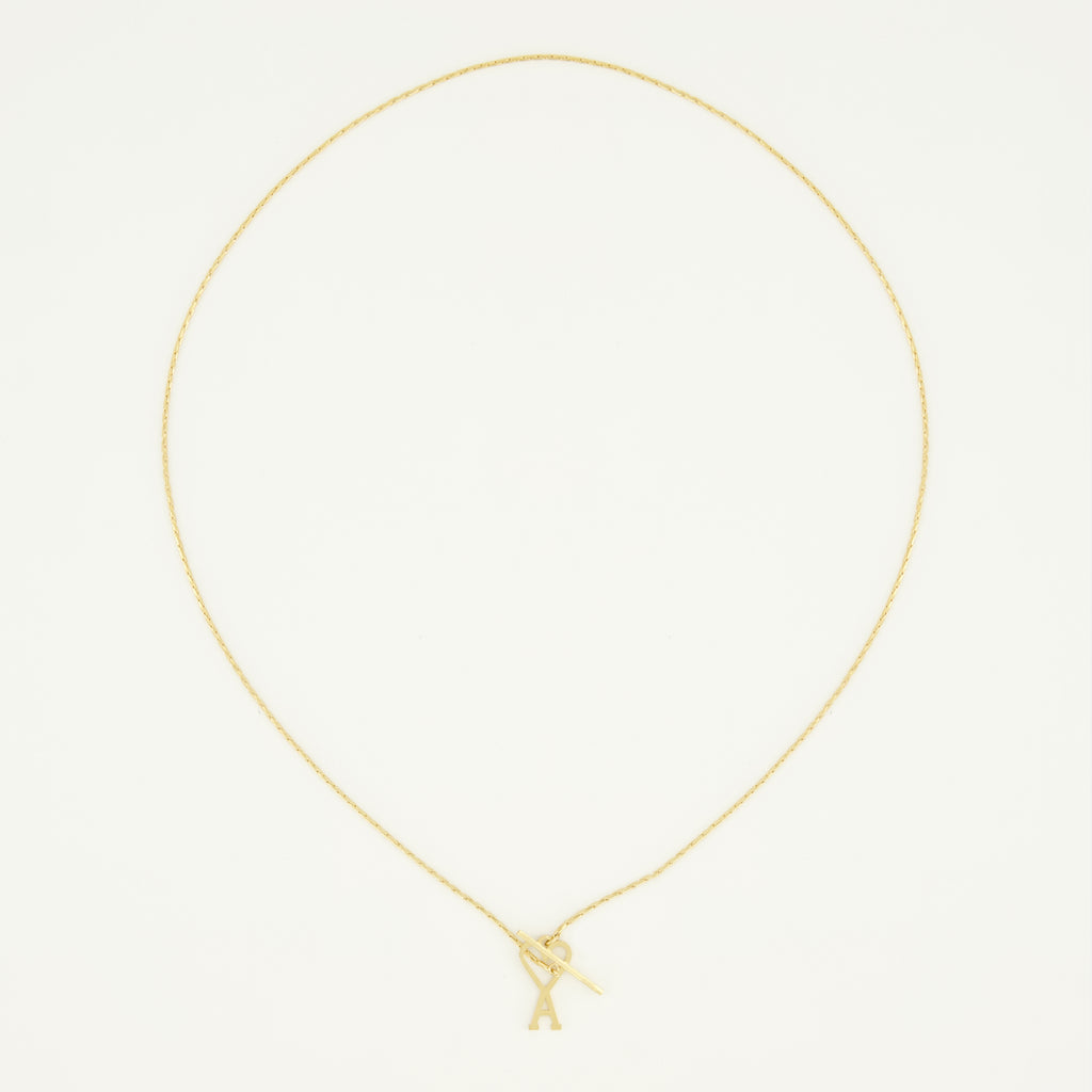 Image de l'article Collier AMI de coeur doré de la marque Ami PARIS pour Unisex - Saison Printemps-Été 2026 - Vue de Dos