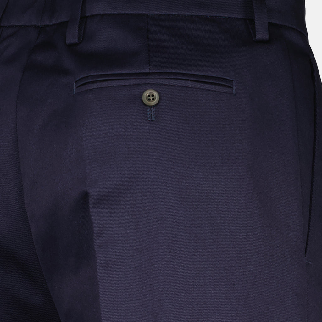 Pantalons Pantalones Chino Azul Marino Prada Bleu foncé Femme