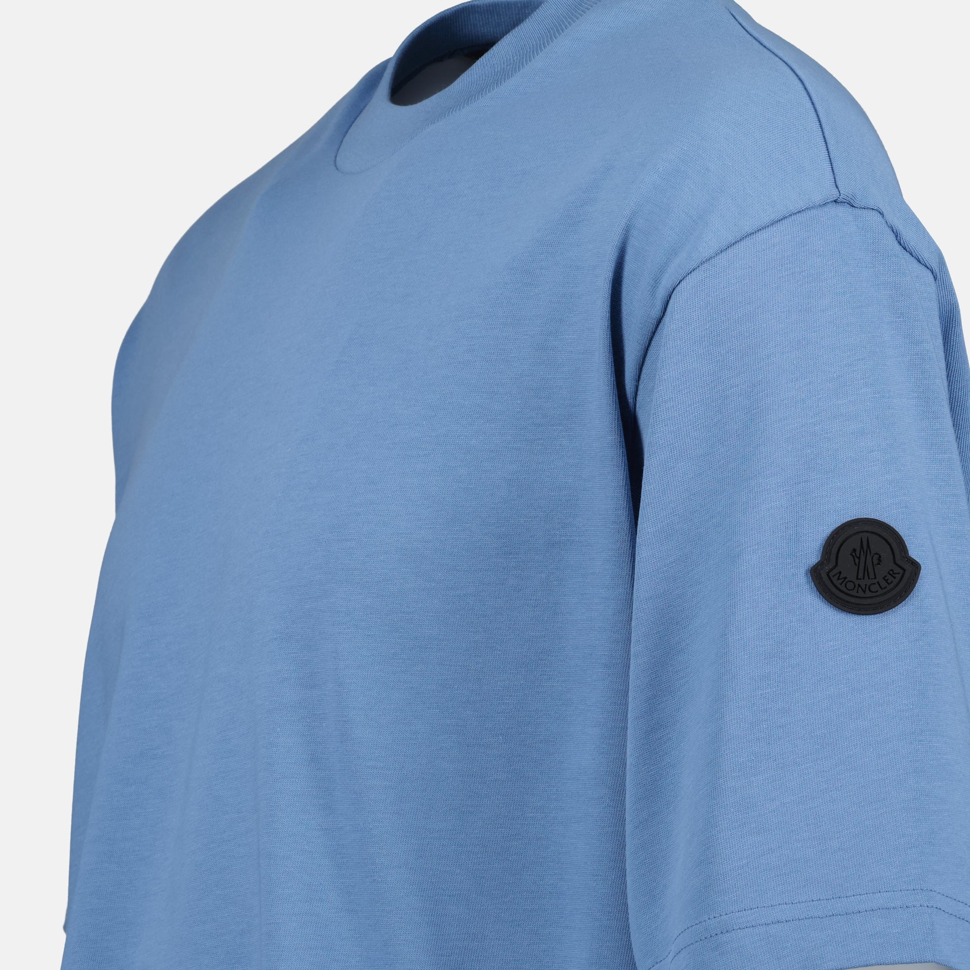 T-shirt T-Shirt con Logo Moncler Blu Homme