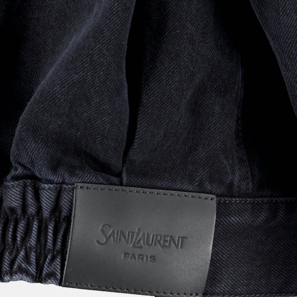 Vestes 블랙 데님 재킷 Saint Laurent Noir Homme