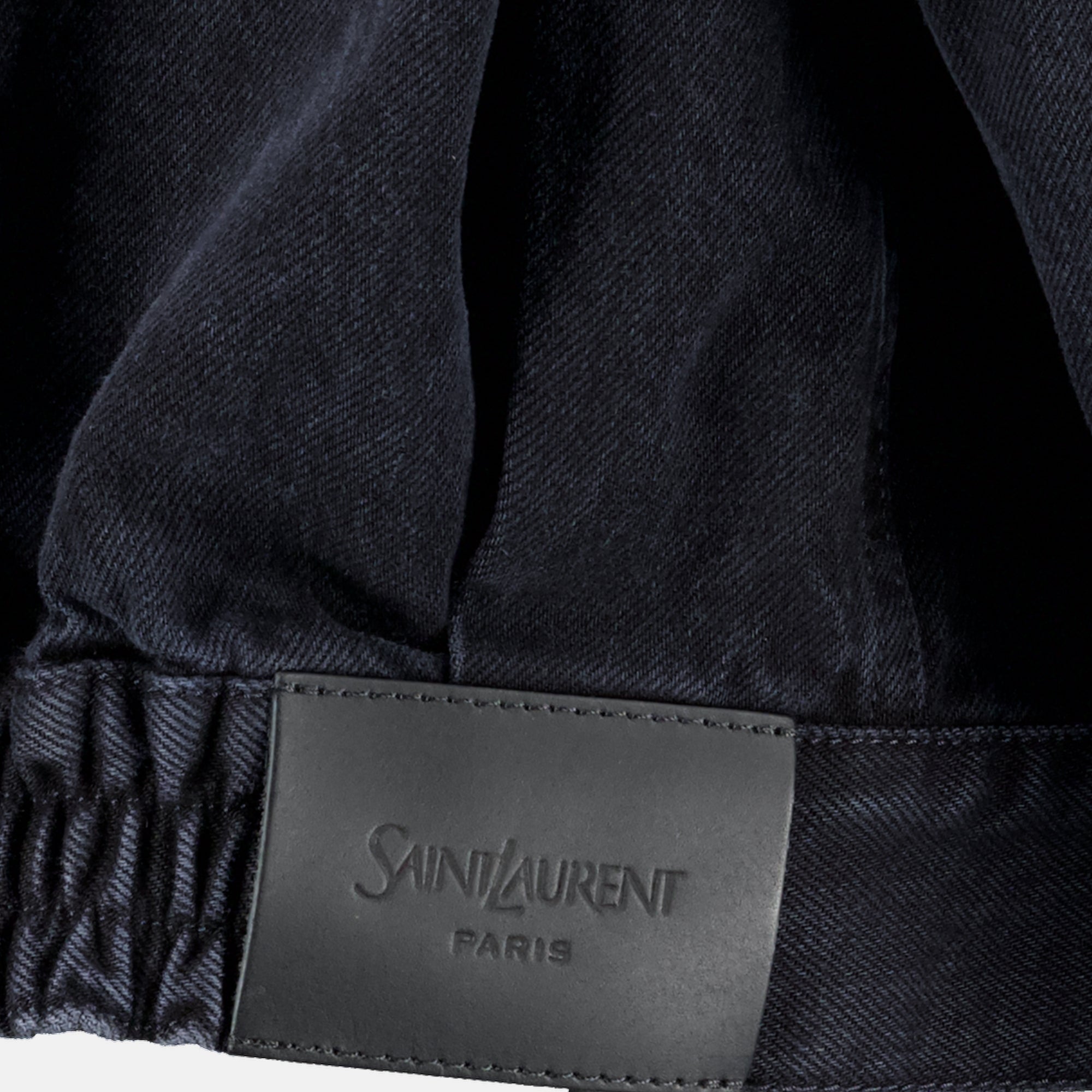 Vestes Chaqueta de denim negra Saint Laurent Noir Homme