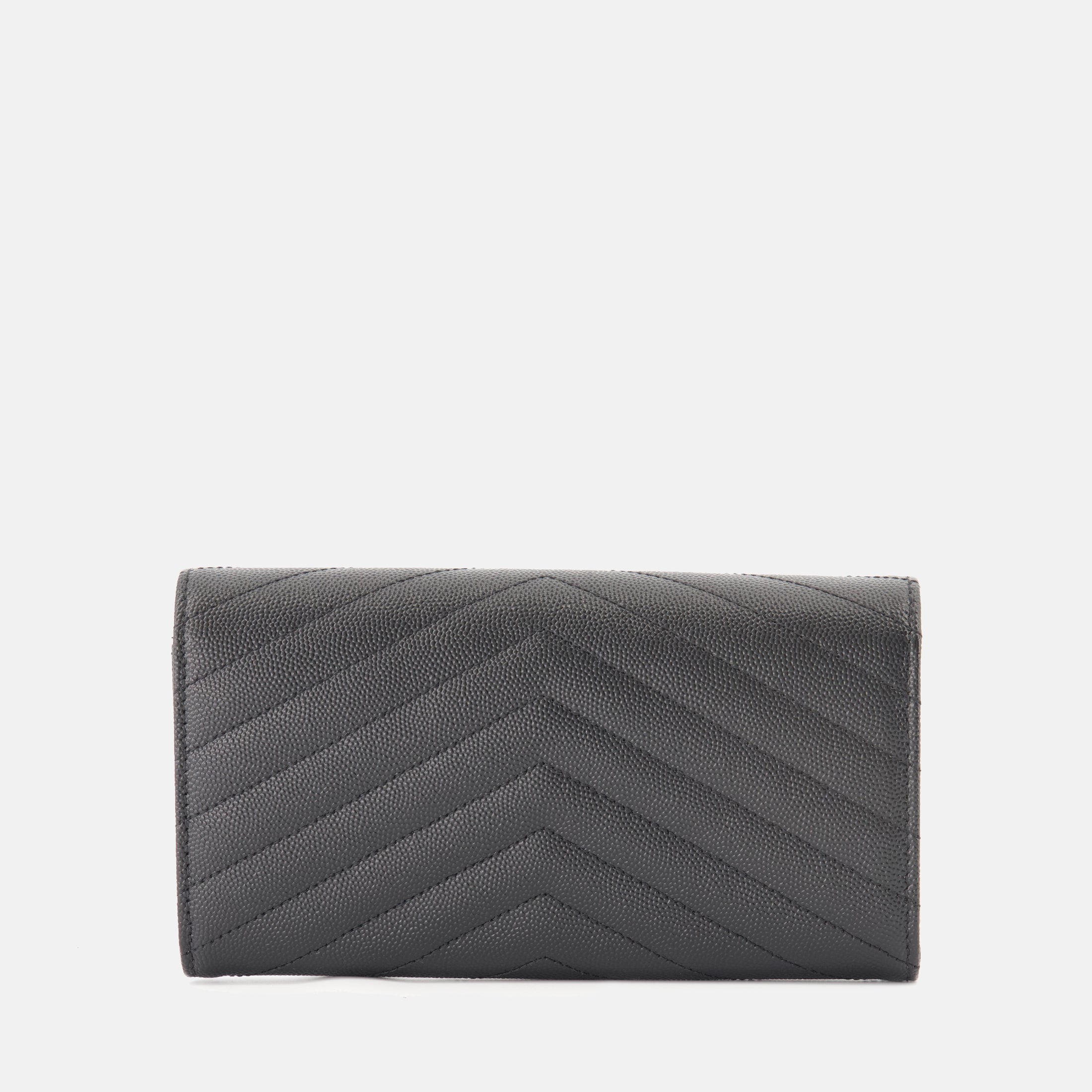 Kleine lederwaren Cassandre Wallet Saint Laurent Schwarz Femme