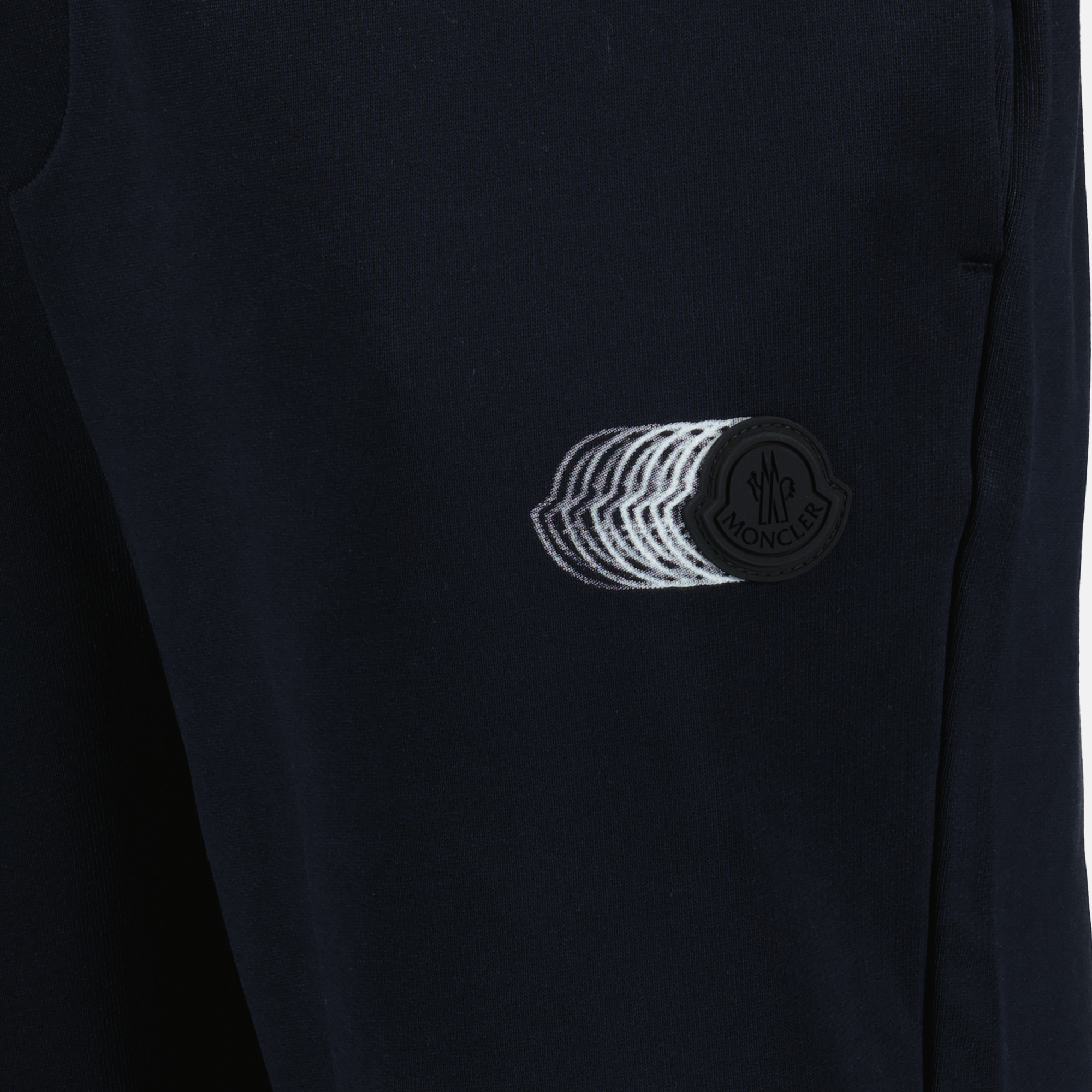 Hosen Verblasste Logo-Jogginghose Moncler Dunkelblau Homme