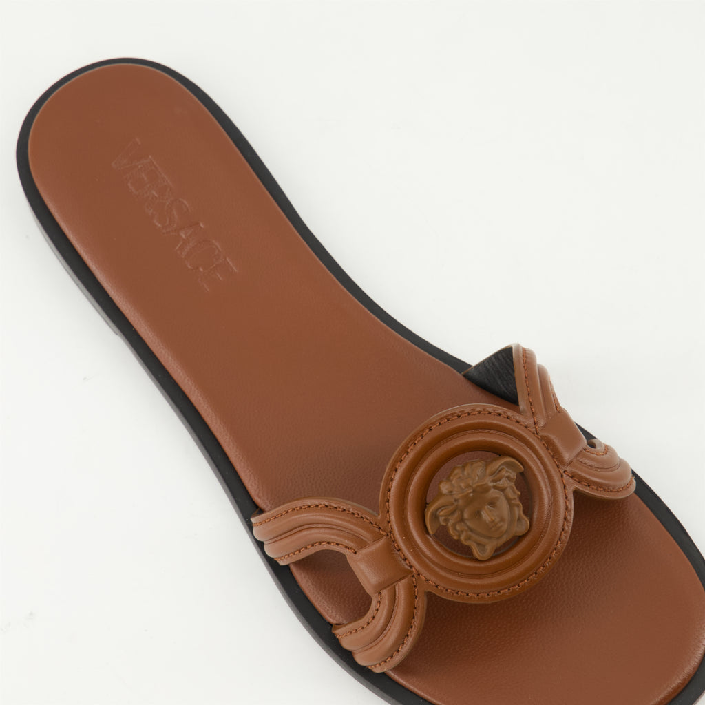 Chaussures ouvertes Sandales Medusa '95 Versace Marron Femme