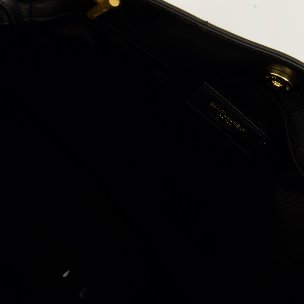 Sacs à main et épaule Bolso de Compras de Cuero Negro Jamie Saint Laurent Noir Femme