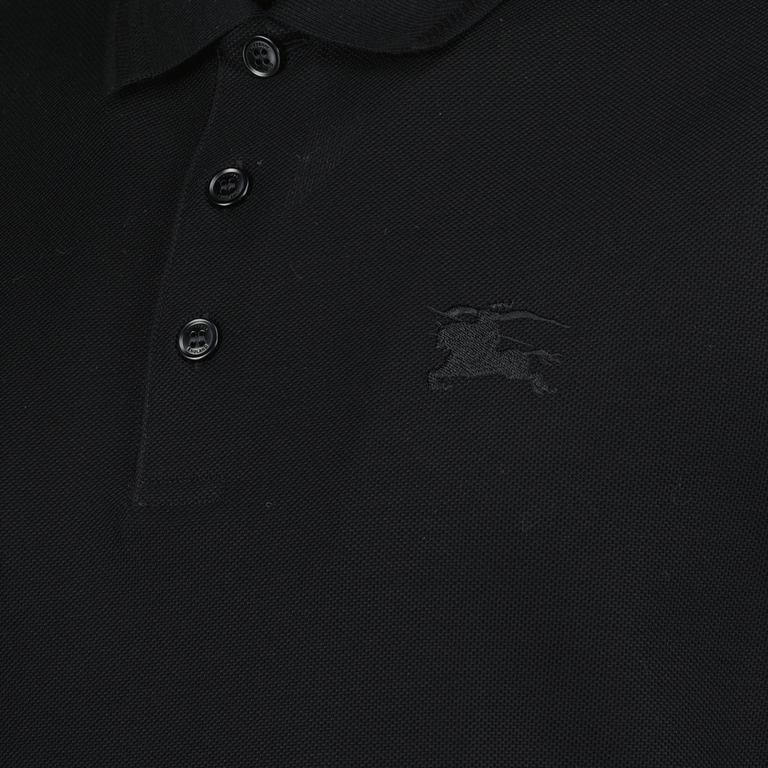 Polo shirts Cotton Polo Burberry Black Homme