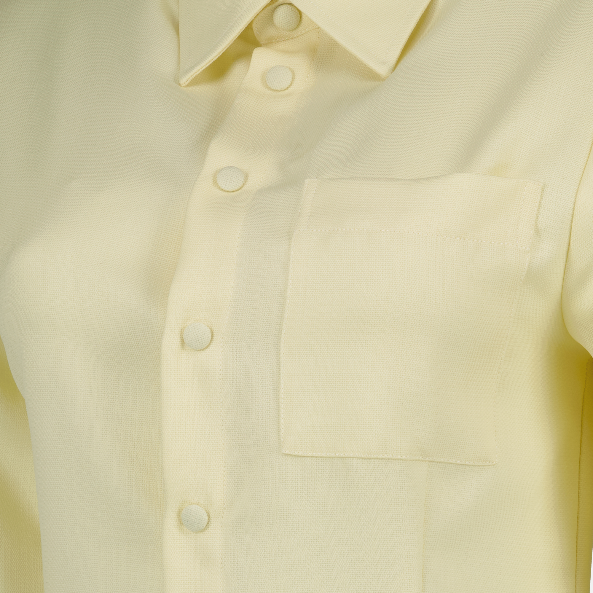 Abiti Abito Camicia in Lana Ami PARIS Giallo Femme