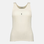 Imagen del top beige Cassandre de la marca Saint Laurent para Mujeres - Temporada Primavera-Verano 2026 - Vista Frontal