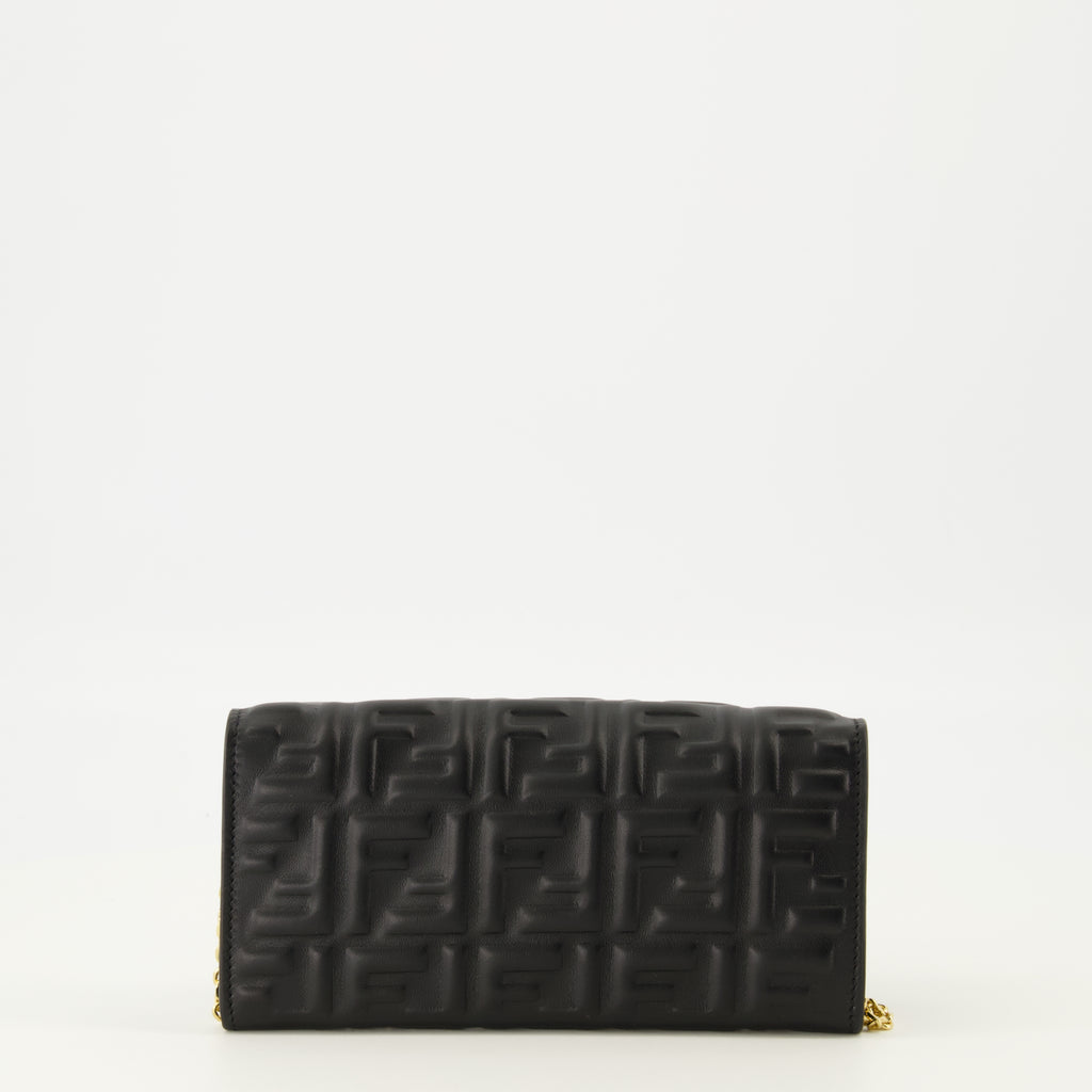 Imagen de la cartera Baguette con cadena de Fendi para mujer - Otoño-Invierno 2025 - Vista Trasera