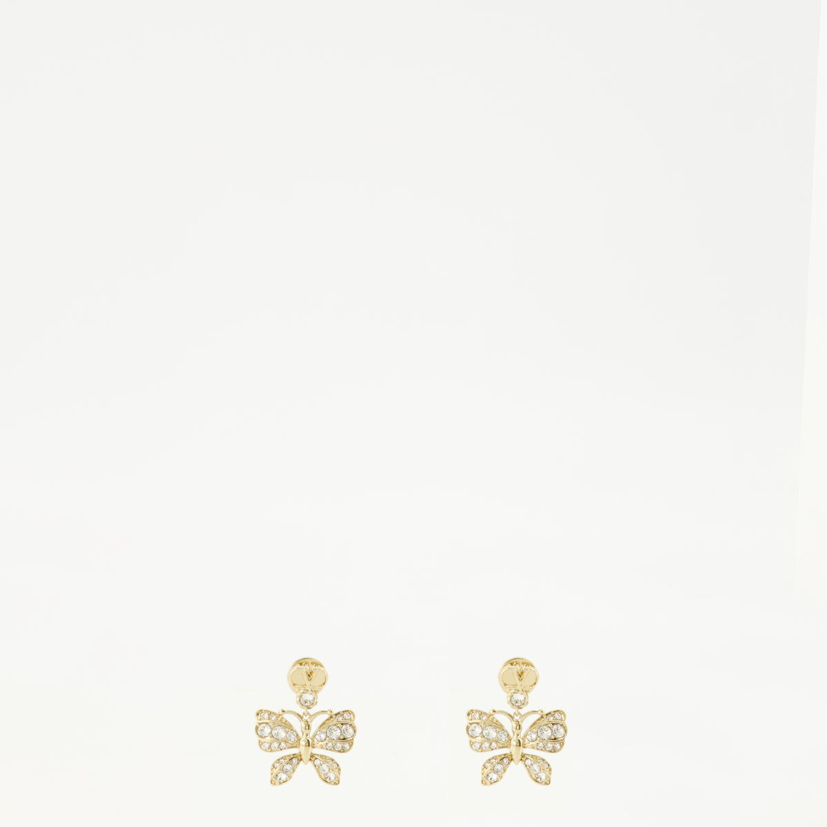 Bijoux Pendientes Flutterby Crystals Swarovski® Valentino Garavani Argenté Femme