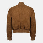 Imagen del artículo Bomber de cuero nobuck de la marca Ami PARIS para Hombre - Temporada Otoño-Invierno 2025 - Vista Detallada_2