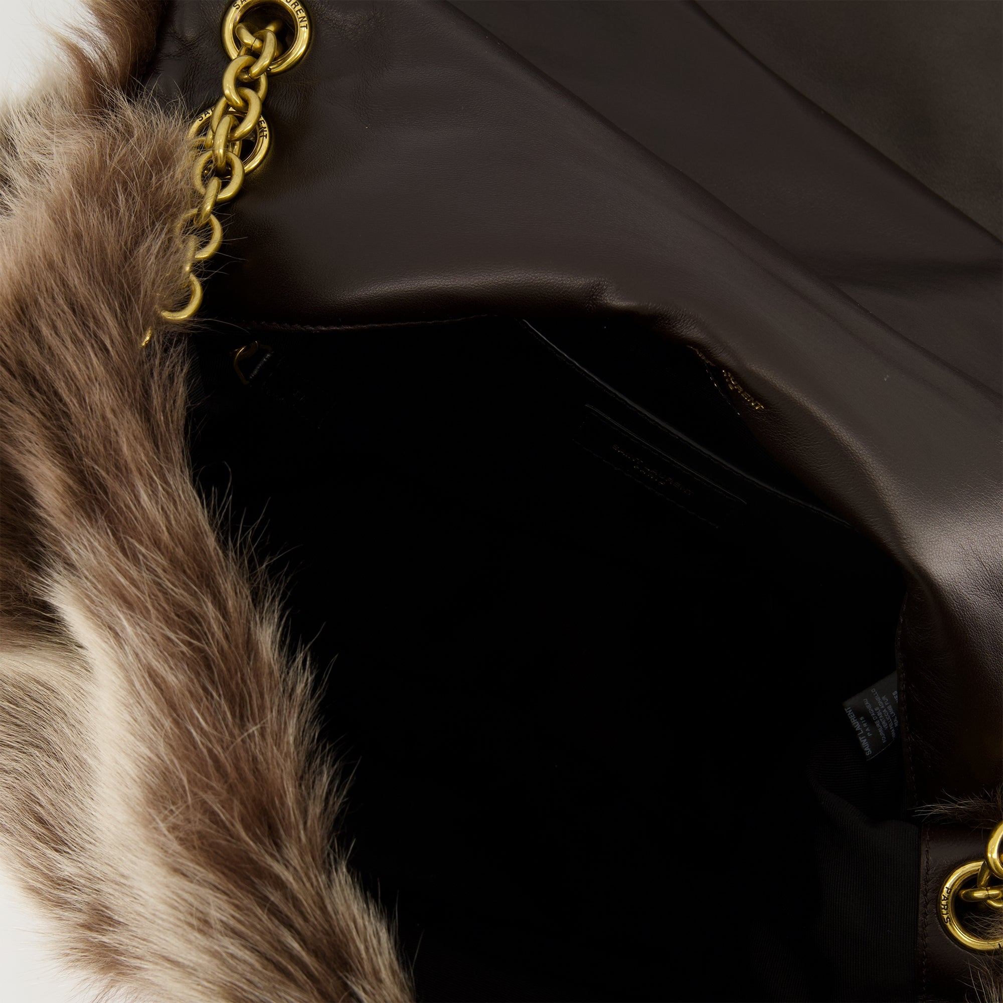 Immagine dell'articolo borsa maxi Jamie 4.3 in pelliccia sintetica di Saint Laurent per donna - Stagione Autunno-Inverno 2025 - Vista dettagliata_3