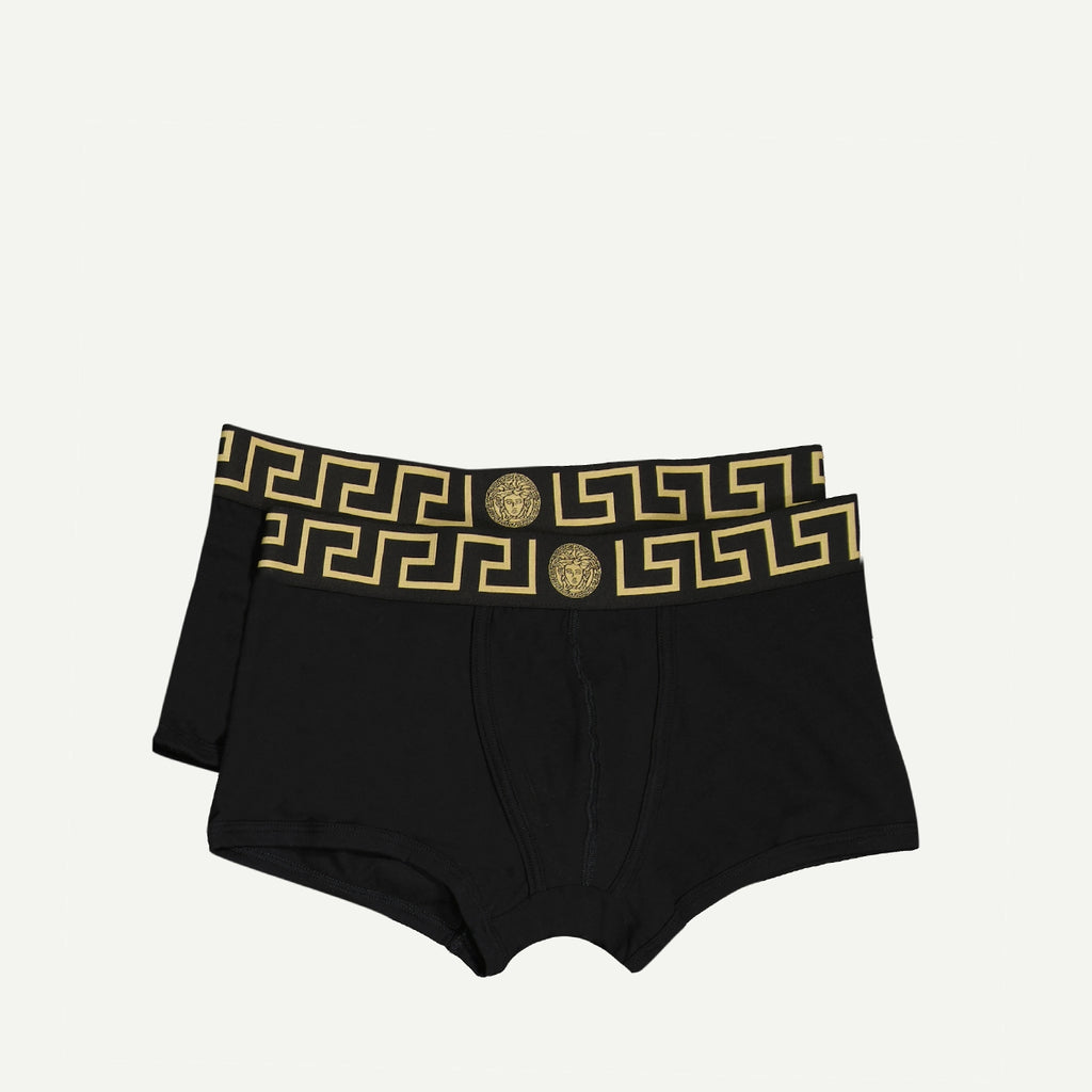 Underwear and homewear Lot de boxers courts Versace Black Homme