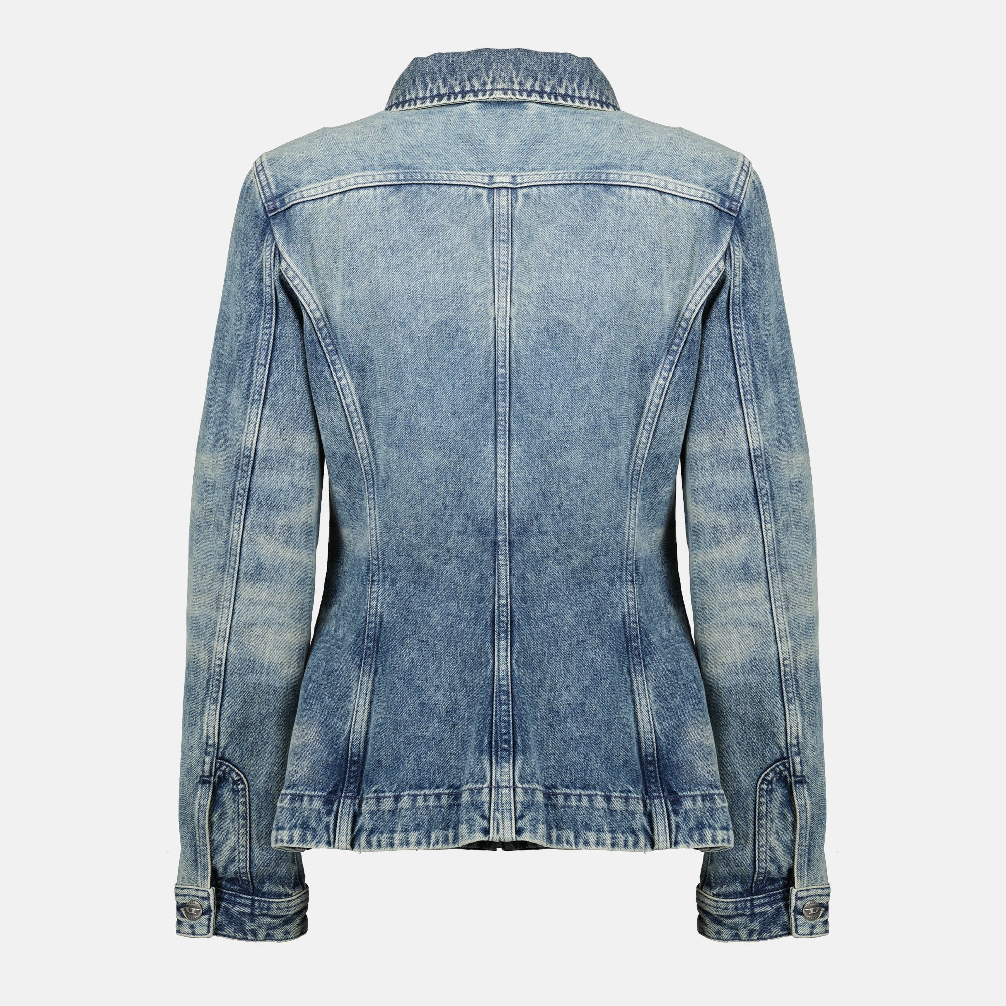 Bild des Denim-Shirts De-Katerin-Fsh der Marke Diesel für Frauen - Herbst-Winter 2025 - Rückansicht