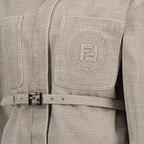 Giacche Giacca Go-To Fendi Grigio Femme