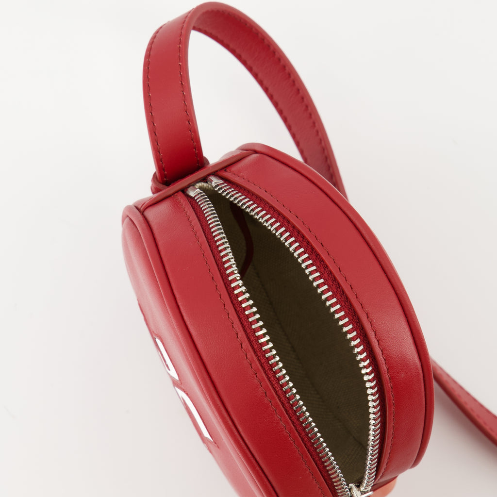 Sacs à main et à épaules Circle Bag Reissue Courrèges Rouge Homme