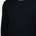 Imagen del suéter de lana a cuadros de Burberry para hombre - Otoño-Invierno 2025 - Vista Detallada_3